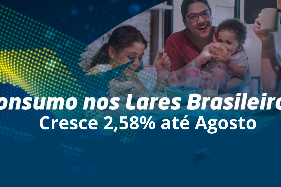 Consumo nos Lares Brasileiros cresce 2,58% até agosto